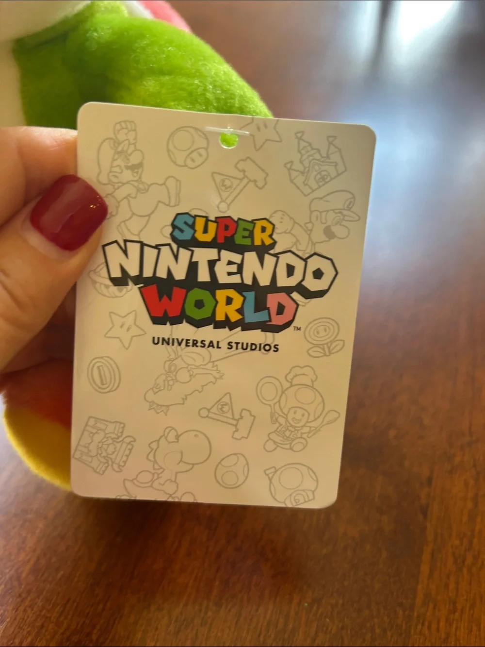 Nintendo Green Yoshi Plush with Orange & Yellow Feet